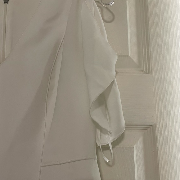 Elie Tahari V-neck open sleeve dress - Picture 5 of 16